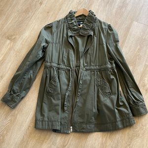 H&M Utility Jacket Green Size 16